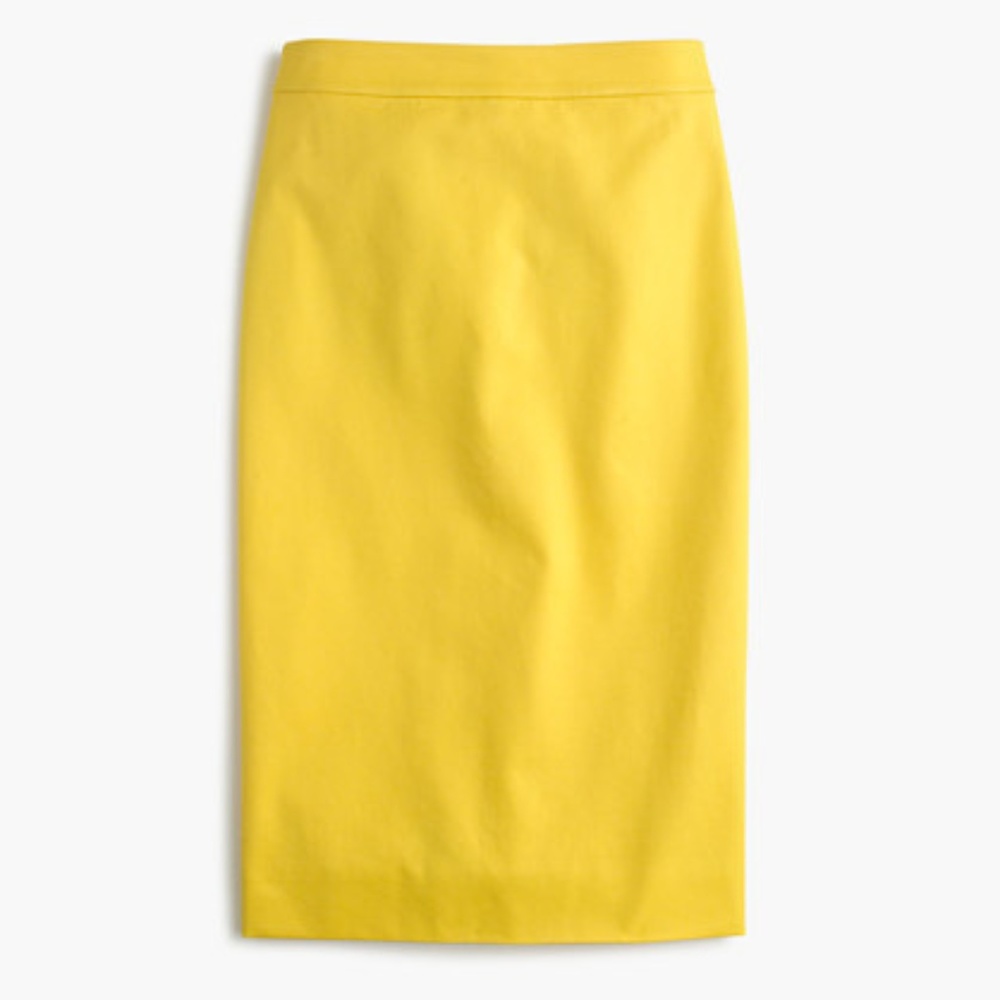 J.Crew No. 2 Pencil Skirt in Bi-Stretch Cotton